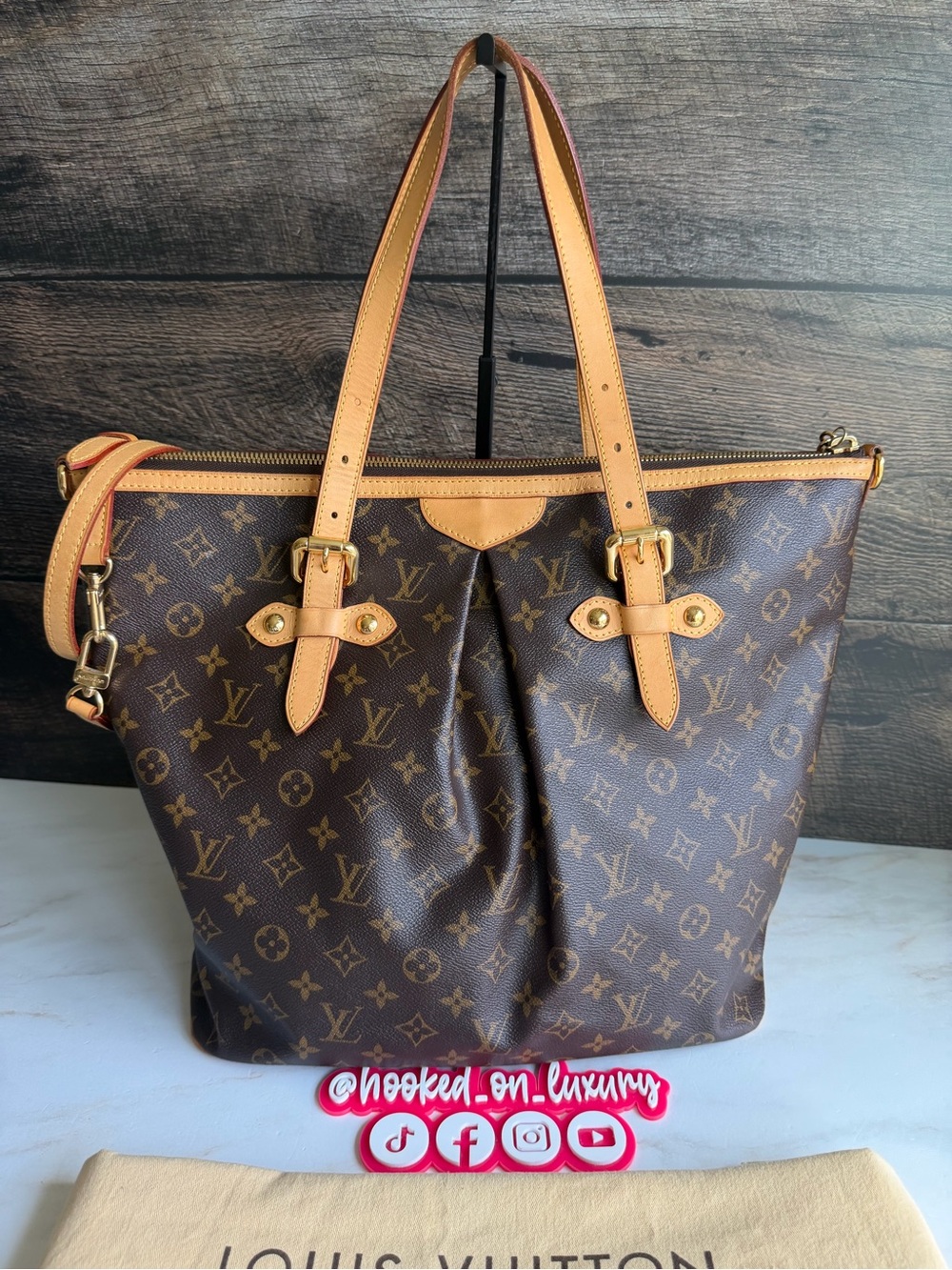 Authentic Louis Vuitton Palermo GM Monogram Great Used Condition - Picture 2 of 16